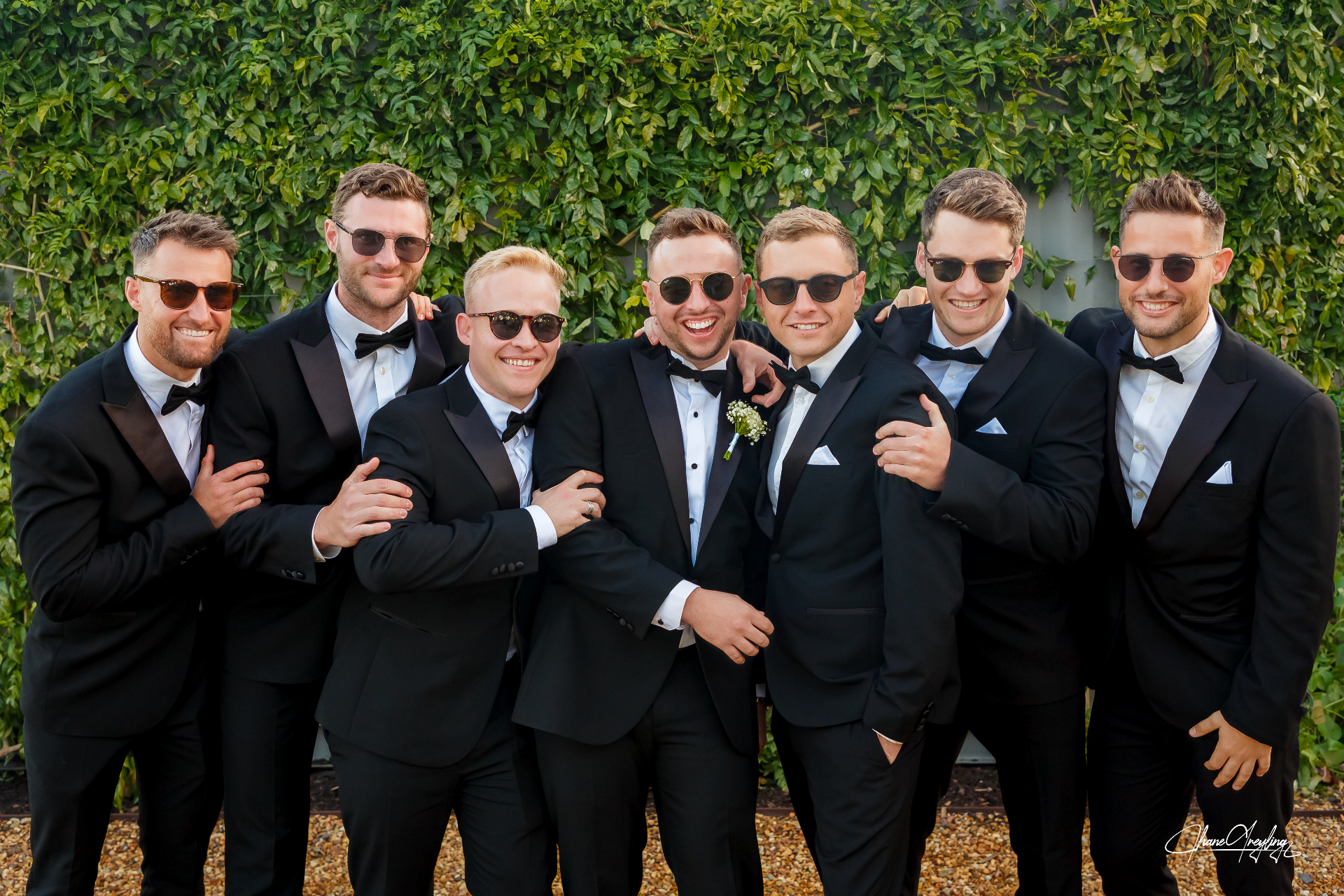 Groomsmen group photo